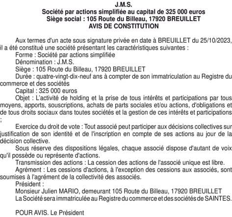 Contenu publication