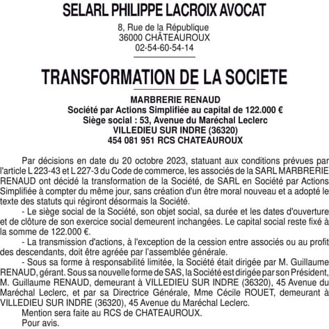 Contenu publication