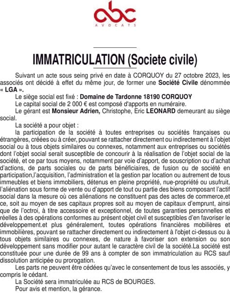 Contenu publication