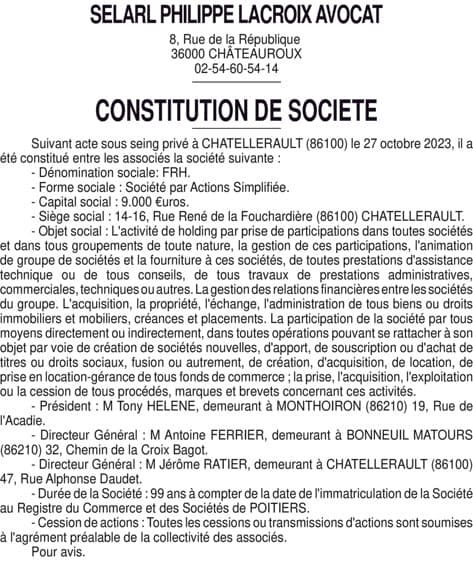 Contenu publication