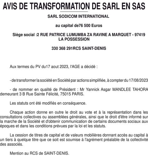 Contenu publication