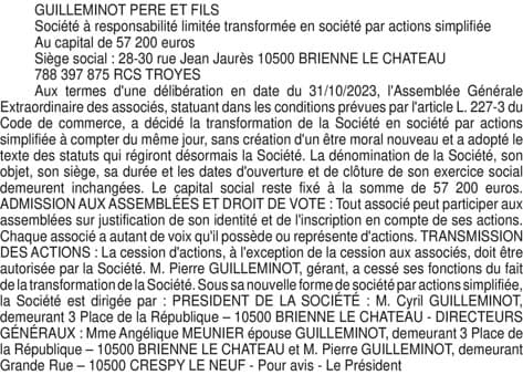 Contenu publication