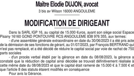 Contenu publication