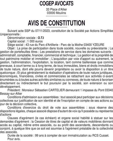 Contenu publication