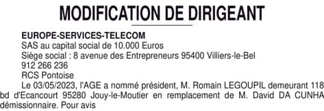 Contenu publication