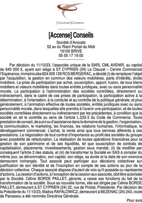 Contenu publication