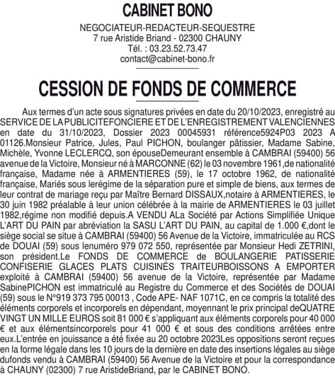 Contenu publication