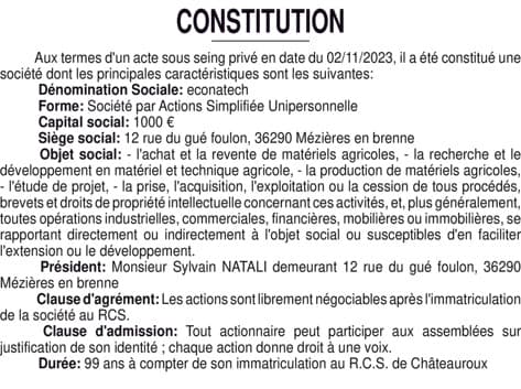 Contenu publication
