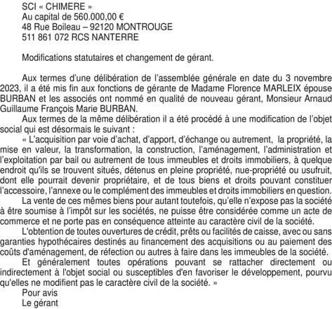 Contenu publication