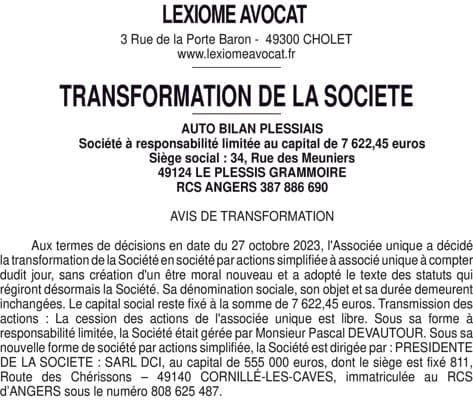 Contenu publication