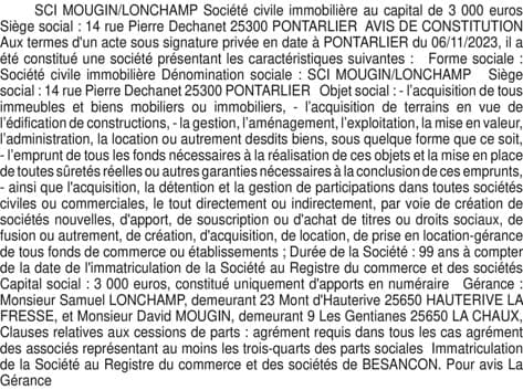 Contenu publication