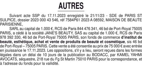 Contenu publication