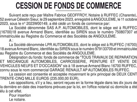 Contenu publication