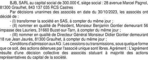 Contenu publication