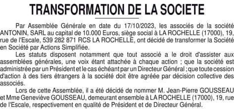 Contenu publication