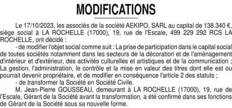 Contenu publication
