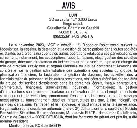 Contenu publication