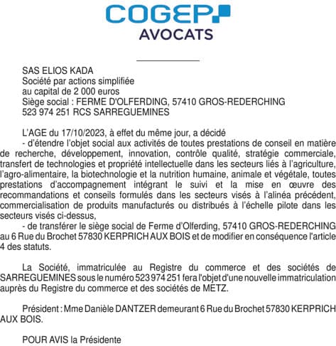 Contenu publication