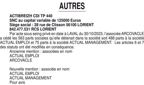 Contenu publication
