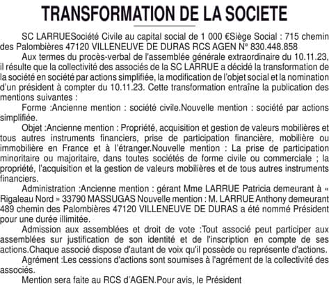 Contenu publication