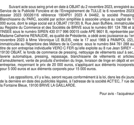 Contenu publication