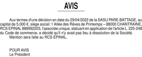 Contenu publication