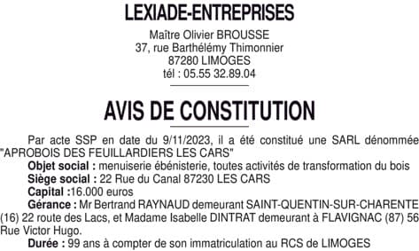Contenu publication