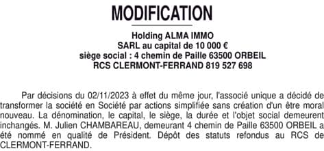 Contenu publication