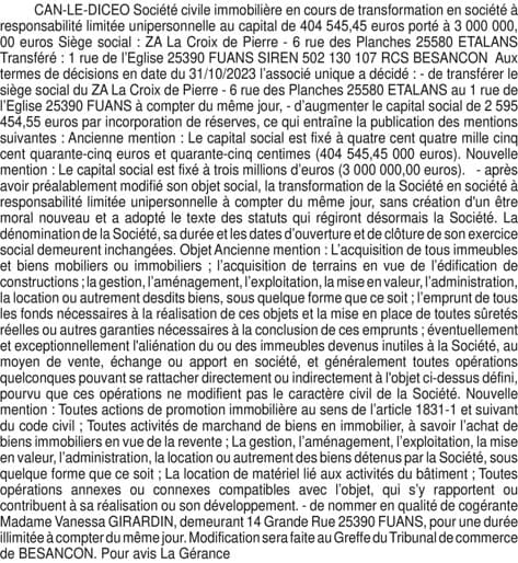 Contenu publication