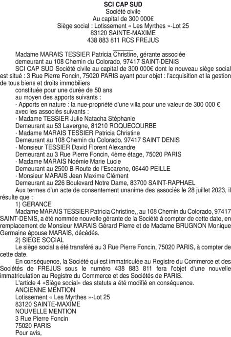 Contenu publication