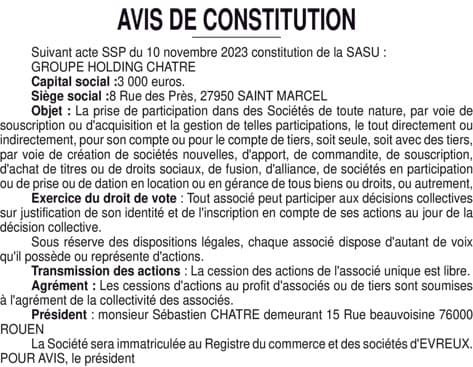 Contenu publication