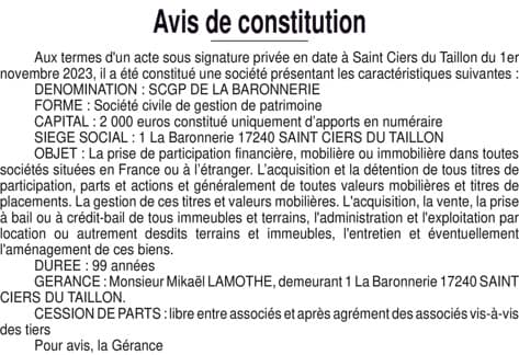 Contenu publication