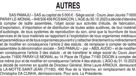 Contenu publication