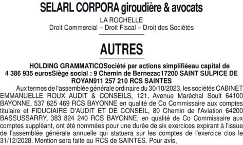 Contenu publication
