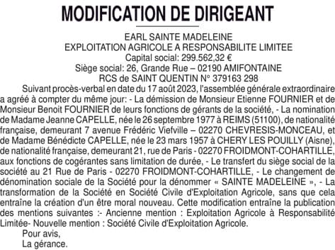 Contenu publication