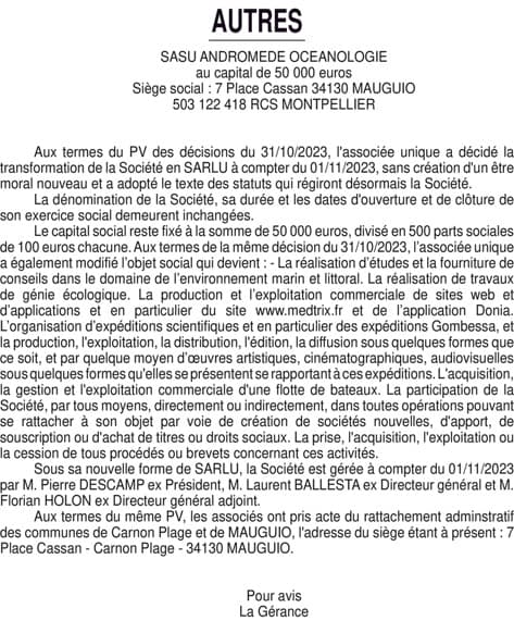 Contenu publication