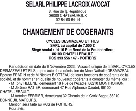 Contenu publication