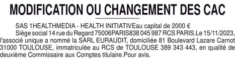 Contenu publication