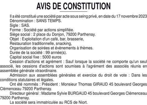 Contenu publication