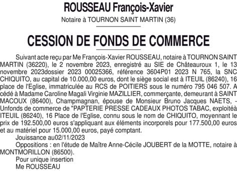 Contenu publication