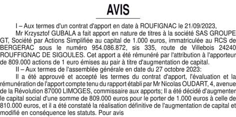 Contenu publication