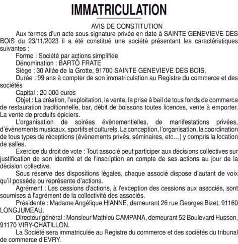 Contenu publication