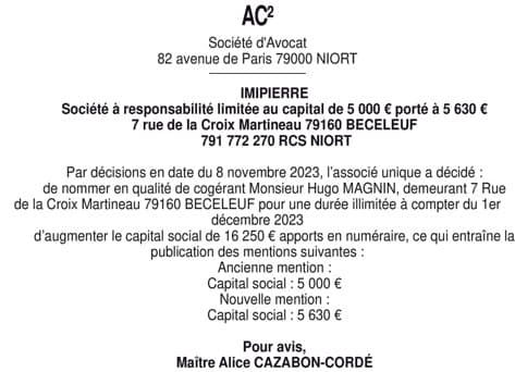 Contenu publication
