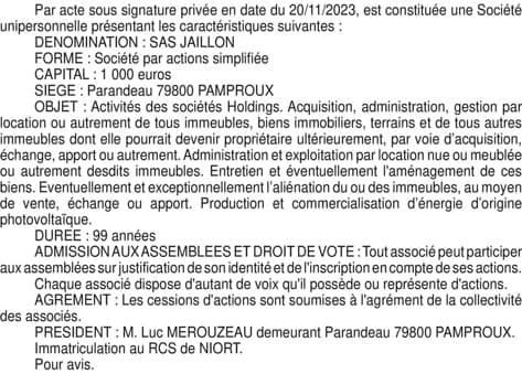 Contenu publication