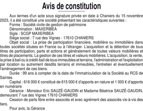 Contenu publication