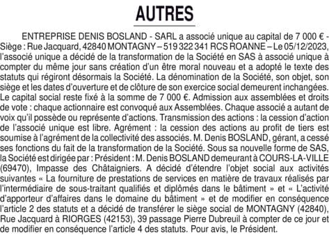Contenu publication