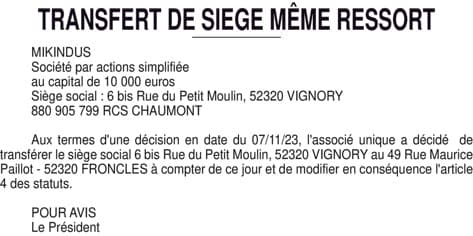 Contenu publication