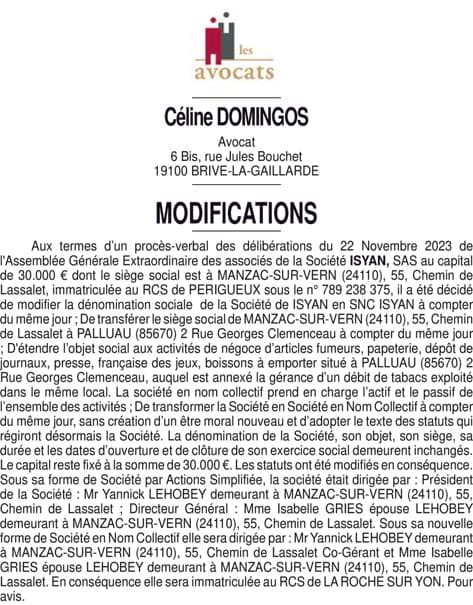 Contenu publication