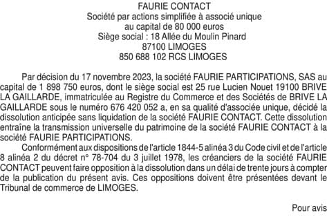 Contenu publication