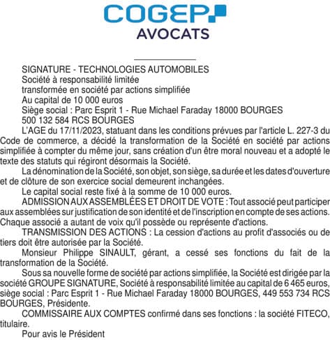 Contenu publication